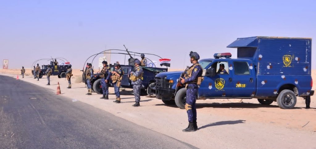 الرد السريع تنتشر على الطريق البري لتأمين حماية الحجاج